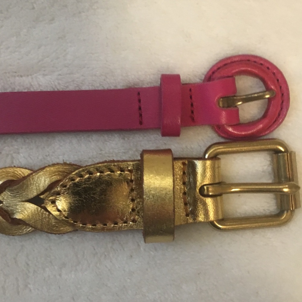 Bundle of 2 J.Crew Leather Belts